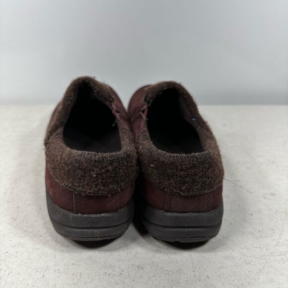 Merrell Andorra Slip on Leather Clog Womesn Size 6 J02148 Burgundy Red - Picture 5 of 8